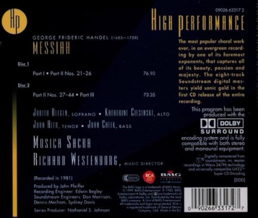 【中古DVD】Messiah／G F HANDEL. 中古DVD】Messiah／G F HANDEL. Amazon.com: Messiah - 250th